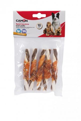 Snack enrollado de pollo10confx5 piezas70/80g 10cm