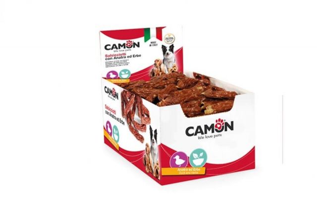 Caja Salchichas sabor pato y hierbas-200pc