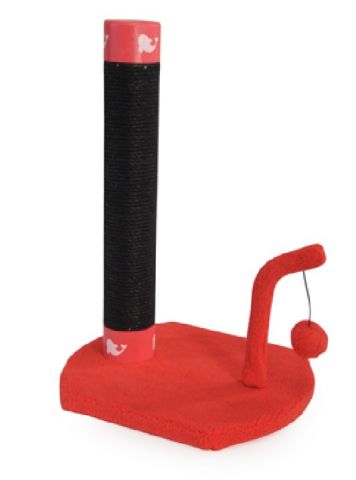 Rascador columna juego -ROJO- 34x30x50h cm