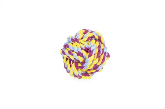 Play rope- Twisted ball 65mm 80/85g-6pcs