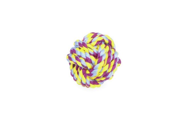 Play rope- Twisted ball 65mm 120/130g-6pcs