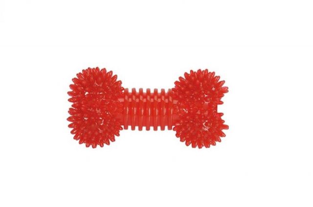 Dog toy - TPR hueso - Squeaker 135mm - 6pcs