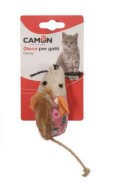JUG GATO RATONES COLORES. 10CM 6pz
