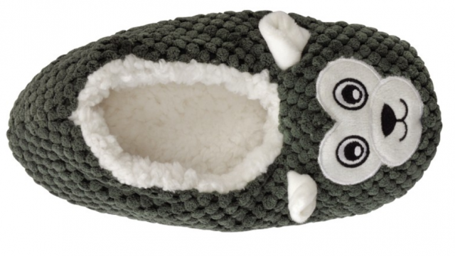 Plush slipper c/squeaker 24cm-A-4pzs