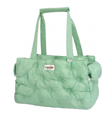 Bolsa transporte acolchada verde 37x17x26hcm