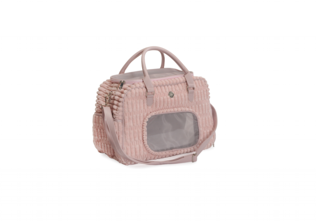 Transportín con asas -Rosa- 41,5x23x28cm 5/6KG