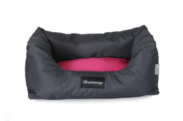 Petit Sofa' BOSTON Anthracite-Fucsia 80x67x22 cm.