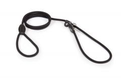 Nylon rope choke leash - black - mm8x1750