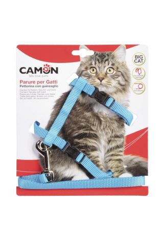 Arnes+correa gato grande-13mm-6p