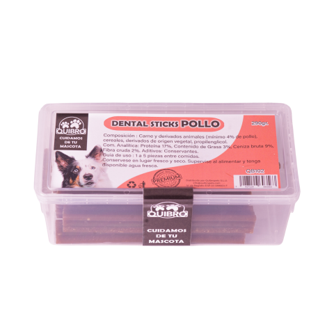 DENTAL STICKS DE POLLO 290 Gr.(12u.caja)