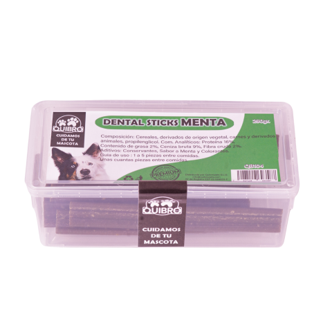 DENTAL STICKS MENTA 290 Gr.(12u.caja)