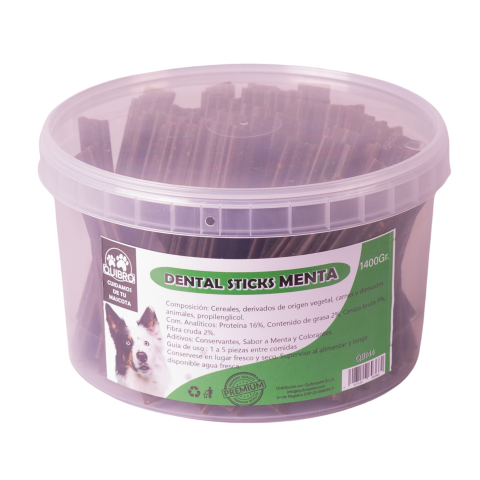 DENTAL STICKS MENTA 1400Gr. (6xcaja)