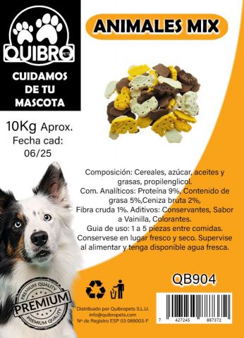 GALLETAS ANIMALES MIX 10kg