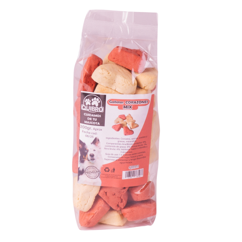 GALLETAS CORAZONES MIX 200G  (12b x caja)