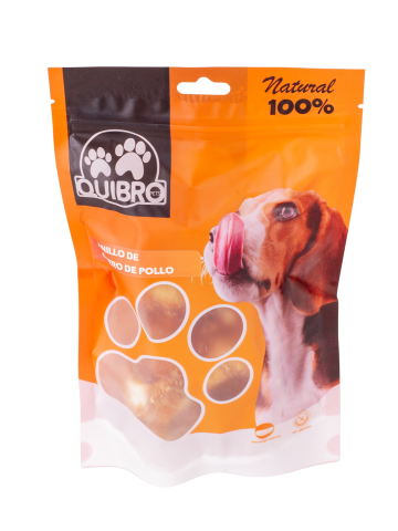 ANILLO DE CUERO DE POLLO 120Gr (15b x caja) 2donut