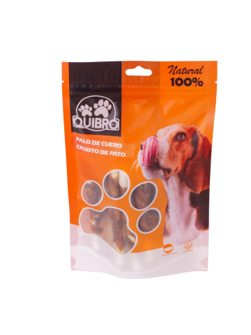 STICK DE CUERO CRUDO DE PATO 100Gr (15bolsasXcaja)